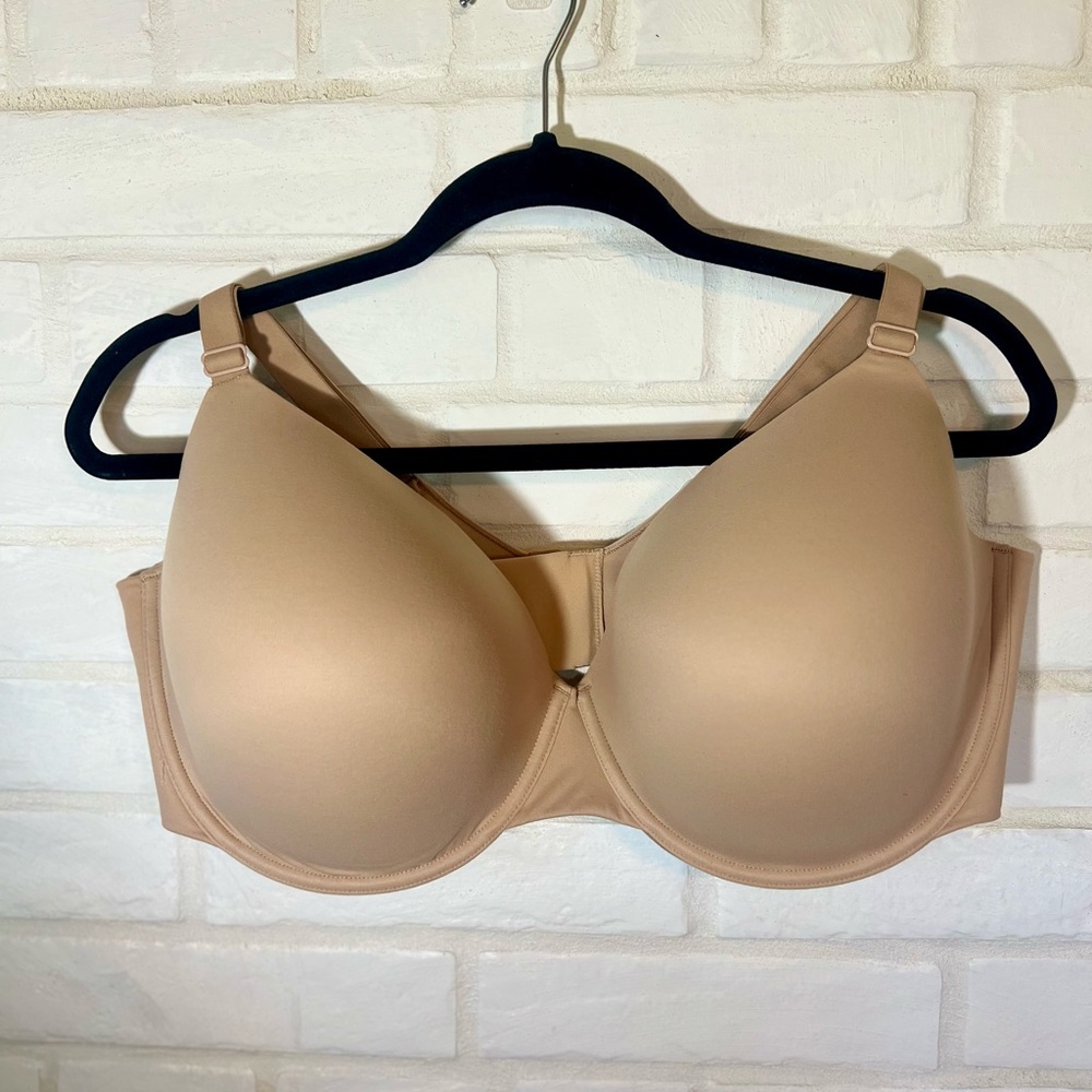 NWT Soma Enbliss Full Coverage Lined Nude Underwire Bra 42 DDD Soft Tan #0038